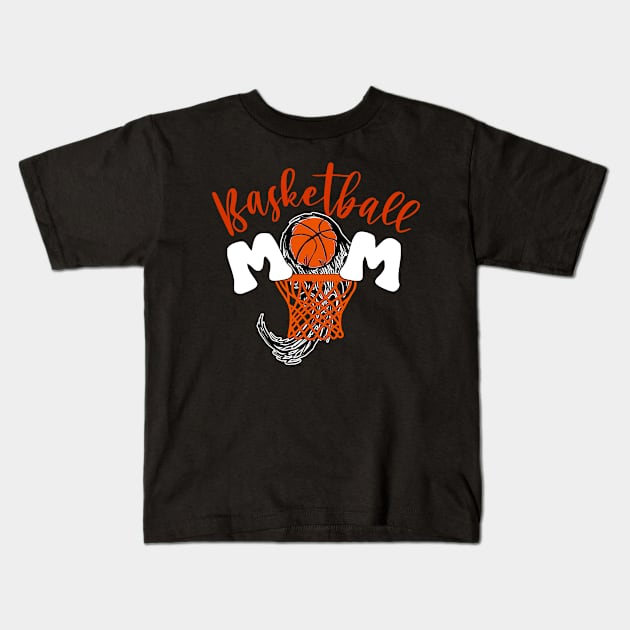 Basketball Mom Kids T-Shirt by Hensen V parkes